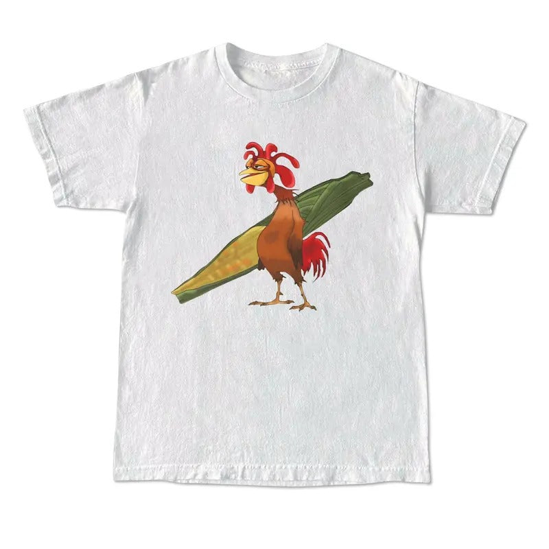 Chicken Joe Shirt, Beach Surf Unisex T-Shirt Back Printed Cotton Casual Classic, Gift for Her, Gift for Him, Gift for Friend Menswear Top