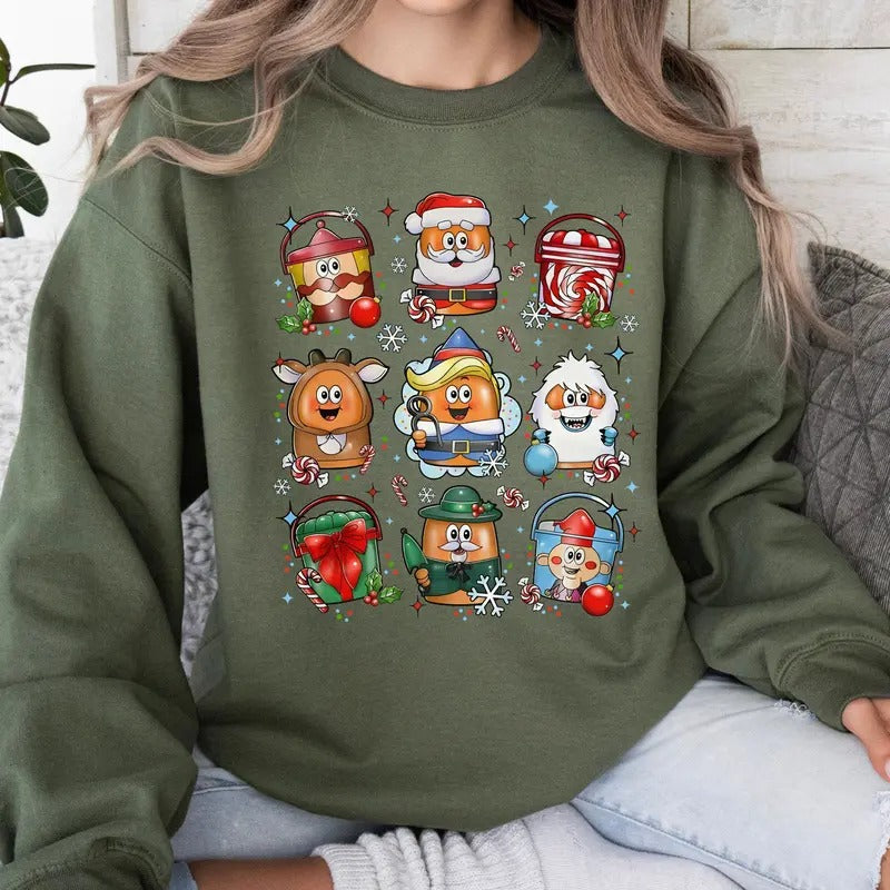 Christmas Nuggets Crewneck Sweatshirt, Whville Nuggets T Shirt, Christmas Funny Sweatshirt, Chicken Nuggets Sweatshirt, Christmas Party Shrit, Christmas Chicken Lover Shirt, T Shirt, Hoodie