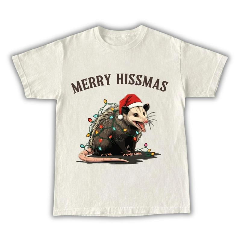 Christmas Possum Shirt, Funny Christmas Lights Possum, Happy Holiday Christmas Shirt
