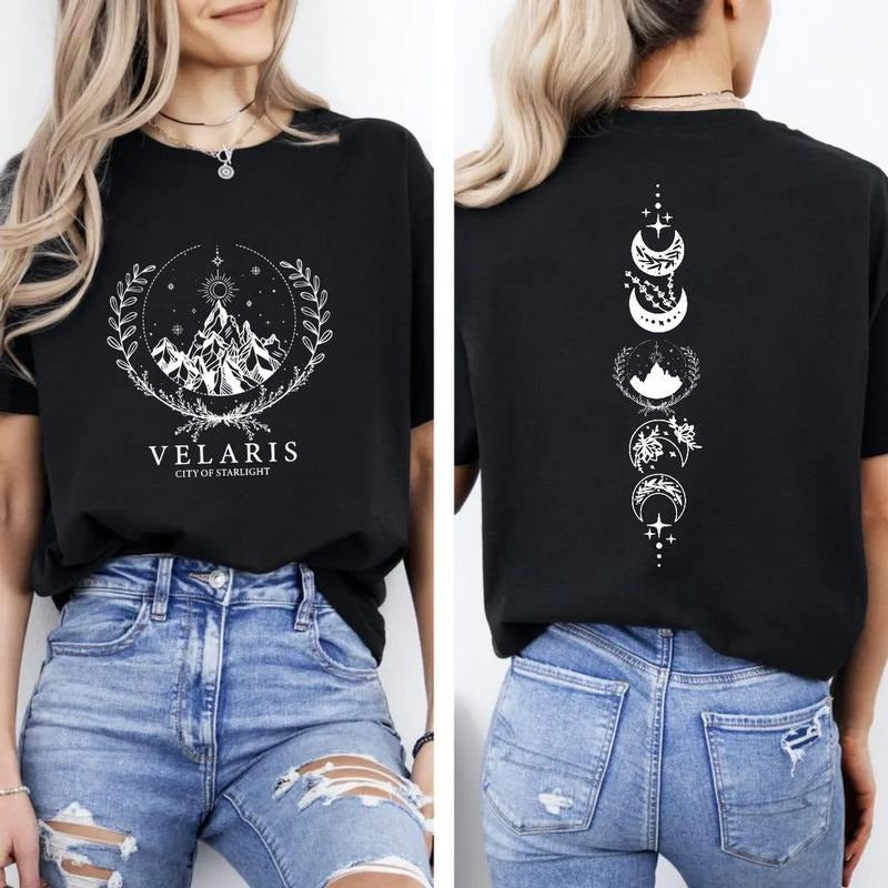 City Of Starlight, Velaris City Of Starlight Sweatshirt, Acotar Shirt ,The Night Court Shirt,Velaris Shirt, Sjm Sweater, Unisex Sweater Pullover Tee