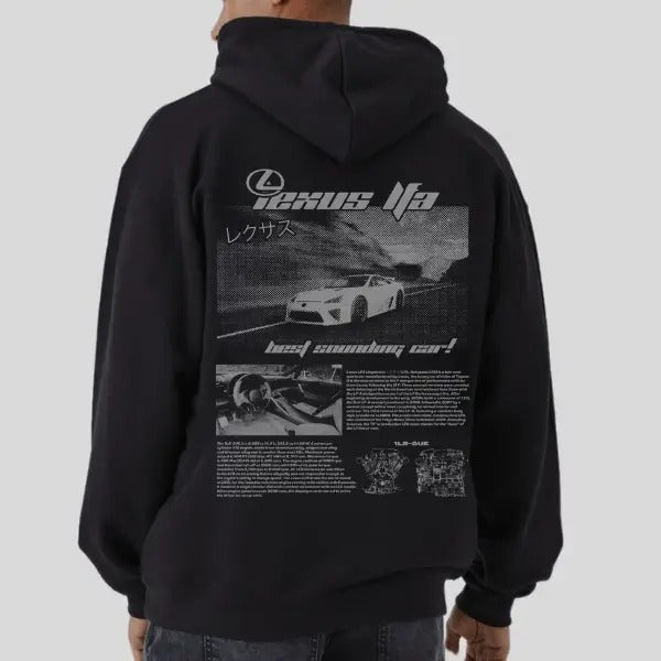 Classic Lexuss LFA Hoodie, Unisex, Menswear, Street Racing Shirt, Car Hoodie, Boyfriend Gift Gildan Hoodie gifts