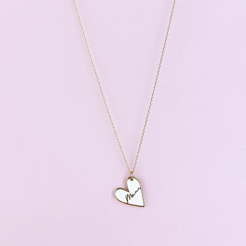 Classic Mama Heart Necklace *Final Sale*