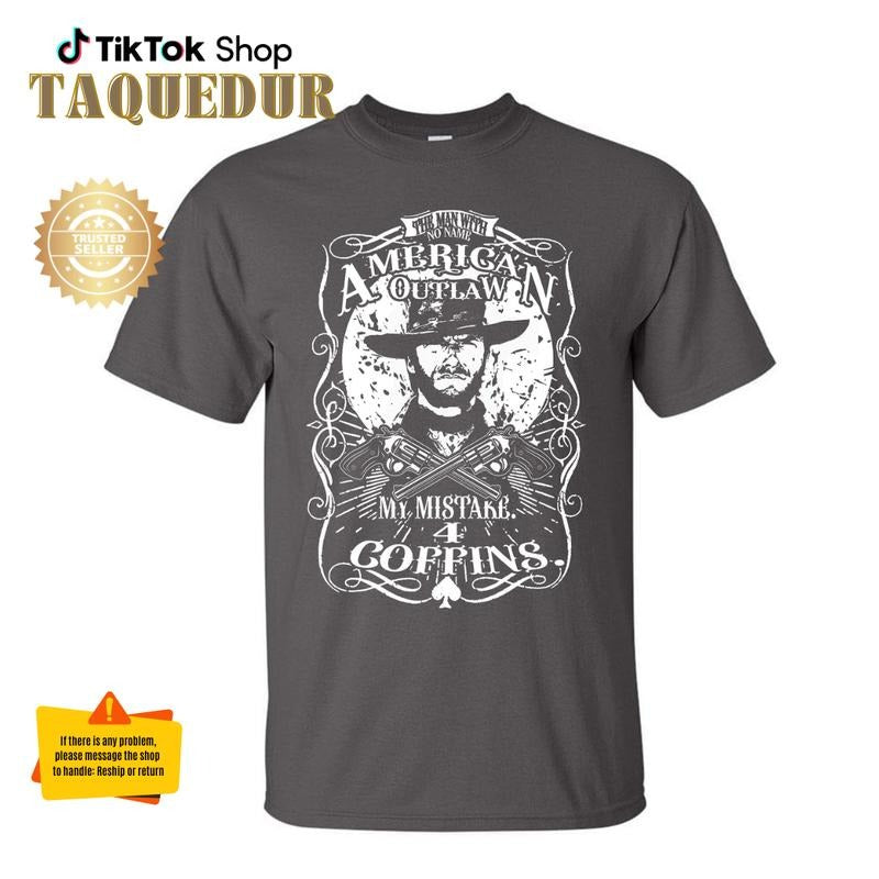 Clint Eastwood T-Shirt, For A Few Dollars More, Classic Spaghetti Western Movie, Vintage, Cowboy Shirt, ShirtSauceBoss