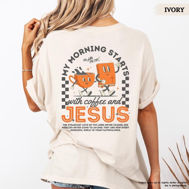 Coffee And Jesus ,Retro Christian ,Coffee Lover Gift Bible Verse ,Faith Based ,Gift For Christian T-shirt, sweater and Hoodie