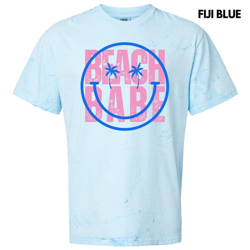 Colorblast - Happy Beach Babe Colorblast Comfort Colors T-Shirt 'NLB'