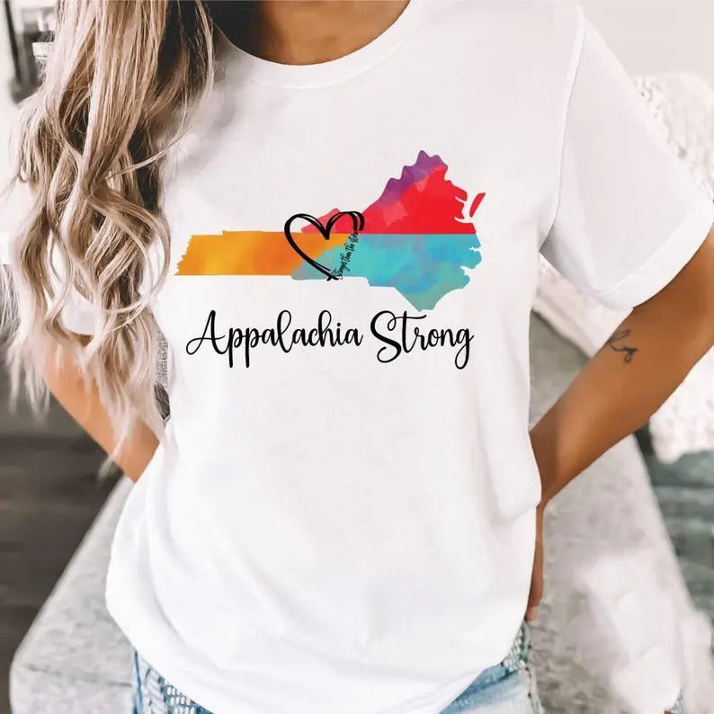 Comfort Colors Appalachia Strong - Hurricane Helene Disaster Relief T Shirt