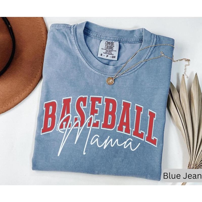 Comfort Colors Baseball Mom Shirt, Baseball Mama Tee, Game Day Shirt, Mothers Day Gift, Sports Mom Tee, Baseball Mom Gift