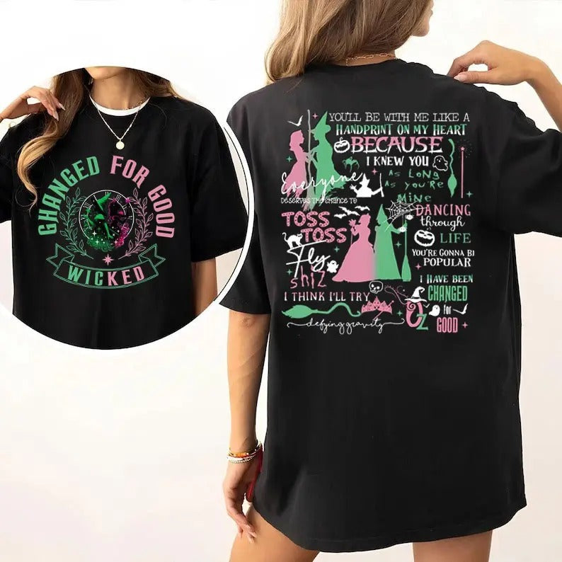Comfort Colors Changed For Good Shirt, Wicked Defy Gravity Sweatshirt, Wicked Shirt, Wizard of Oz shirt Broomstick, Wizard of Oz Sweatshirt