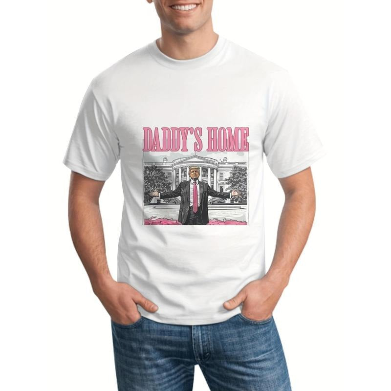 Comfort Colors Daddy's Home T-Shirt, Preppy Trump Tee, Make America Great Again Shirt, Voting Felon Shirt, Trump Second Term, Funny Trump 220g