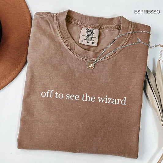 Comfort Colors Wizard Of Oz T-shirt Fantasy Lovers Tee Word Vintage Meme Trip Tee Gift Traveler Tee Drama Imagination