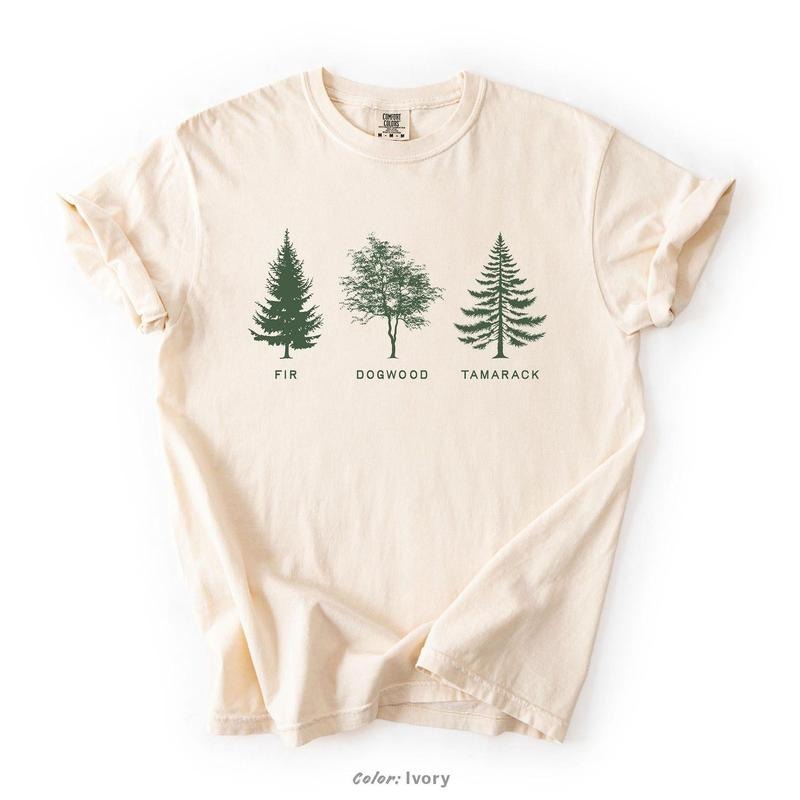 Comfort color Subtle Anti Trum shirt, FDT shirt, Fir Dogwood Tamarack Shirt, Nature Tee, National Park Style Shirt