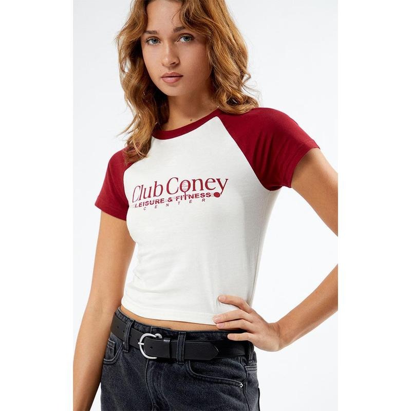 Coney Island Picnic Women's Club Coney Raglan T-Shirt