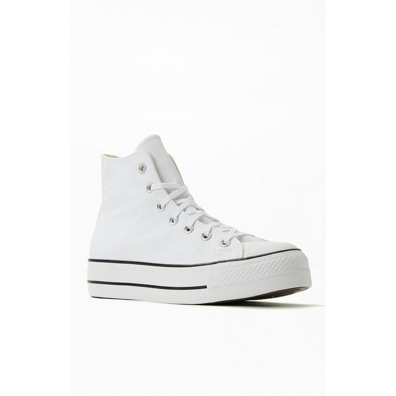 Converse Women's Women's White Chuck Taylor Platform High Top Sneakers - Multicolor
