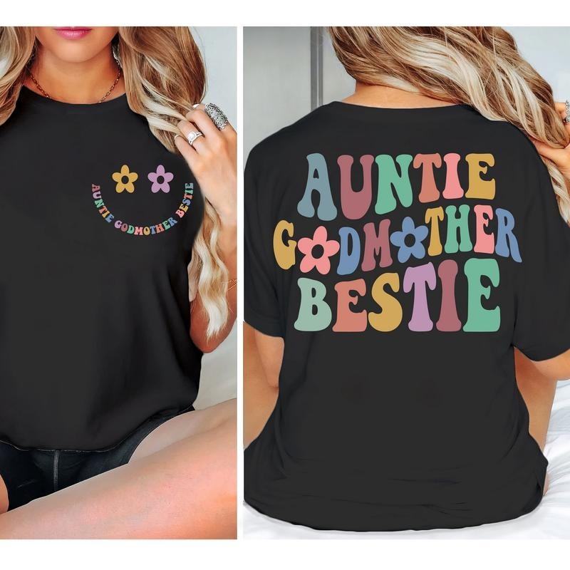 Cool Aunts Bestie Shirt, Aunt Birthday Gift, Auntie Shirt, Aunt Gift, Sister Gifts, Godmother Gifts, Aunt God Mother Gift