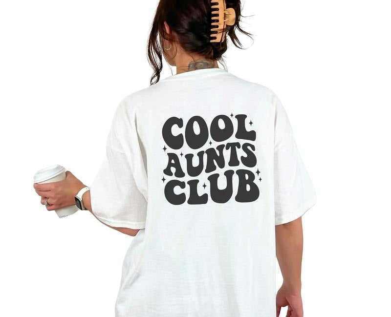 Cool Aunts Club Shirt, Cool Aunts Shirt, Favorite Aunt Shirt, Cool Aunt Gift From Niece, New Aunt Shirt, Funny Cool Aunt Tee, Unisex T-Shirt, Short Sleeve Tee Shirt, Gifts For Aunt, Gifts For Birthday