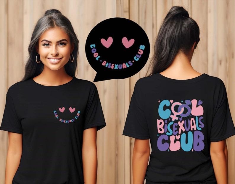 Cool Bisexuals Club Tee T Shirt Hoodie Sweater, LGBTQ T-Shirt, Supporting LGBT People Tee, Bisexual Pride Shirt, Gender Equality Shirt, Rainbow Shirt, Bisexual Tee