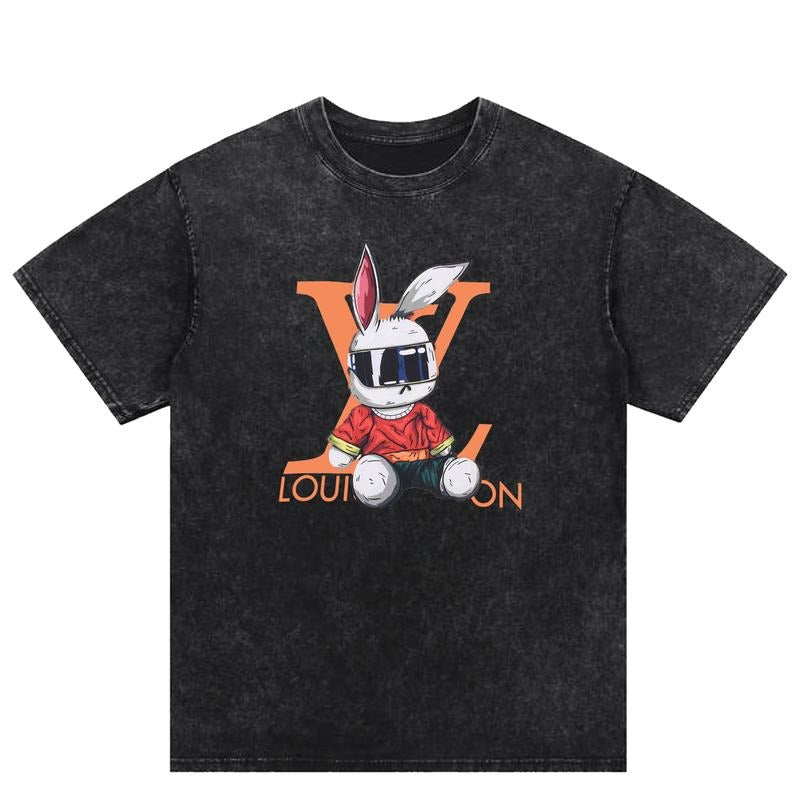 Cool Bunny in LV - inspired: Must - Have Streetwear Tee for US Trendsetters