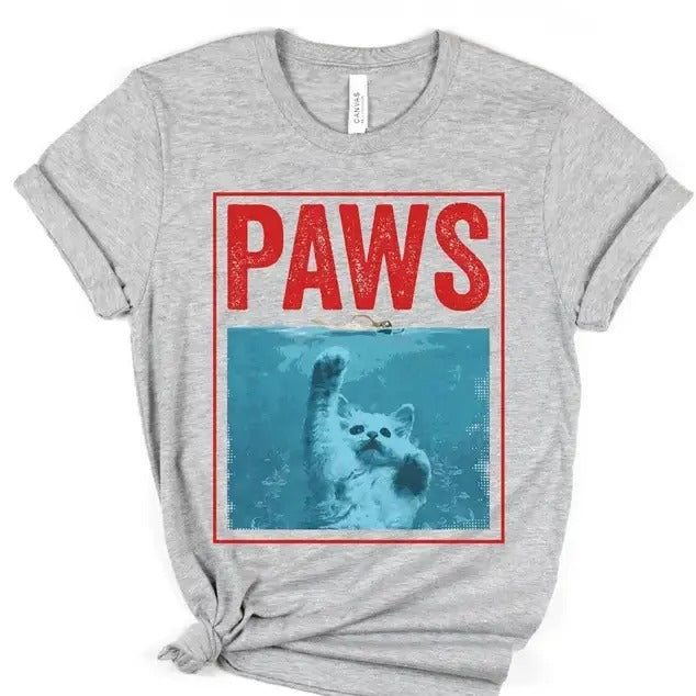 Cool Cat T-shirt Paws Sublimation Tee Cat PAWS Tshirt Cool Cat Tee Paws Cat T-shirt Cat Lover Tshirt Paws Cool Tee