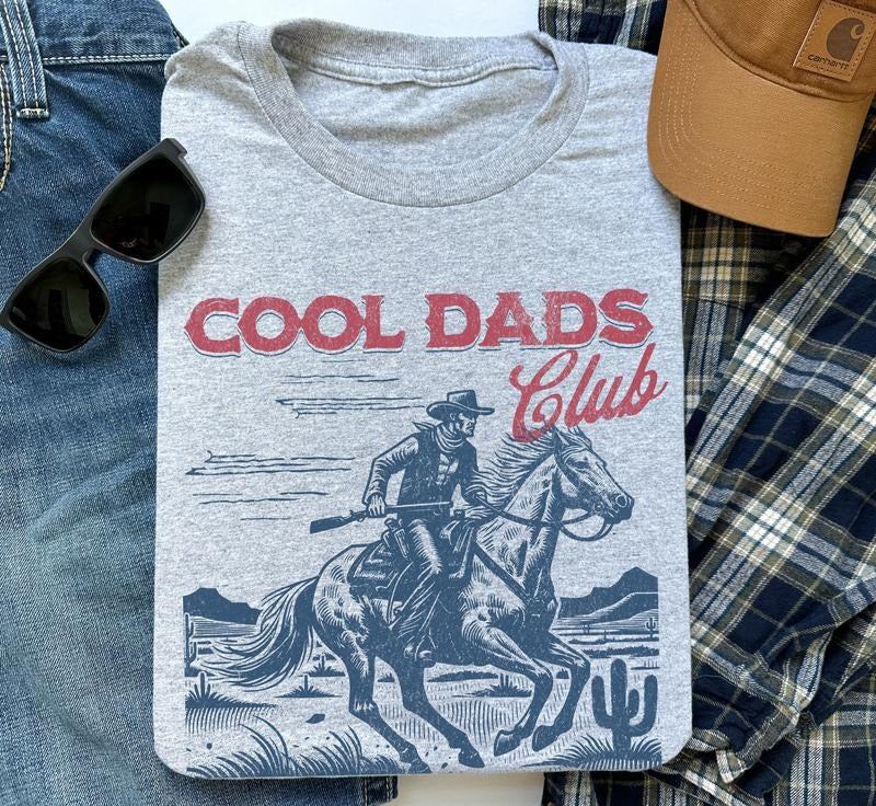 Cool Dads Club Shirt Cowboy T-shirt Funny Husband Shirt Gift For Him Father's Day Gift Daddy Shirt Dad To Be Gift T-shirt, sweater and Hoodie