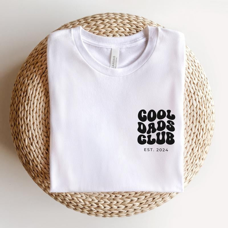 Cool Dads Club Shirt for Men, Pregnancy Announcement TShirt for Dad TShirt for Dad, Cool Dad T-Shirt for New Dad, Gift for Dad to Be