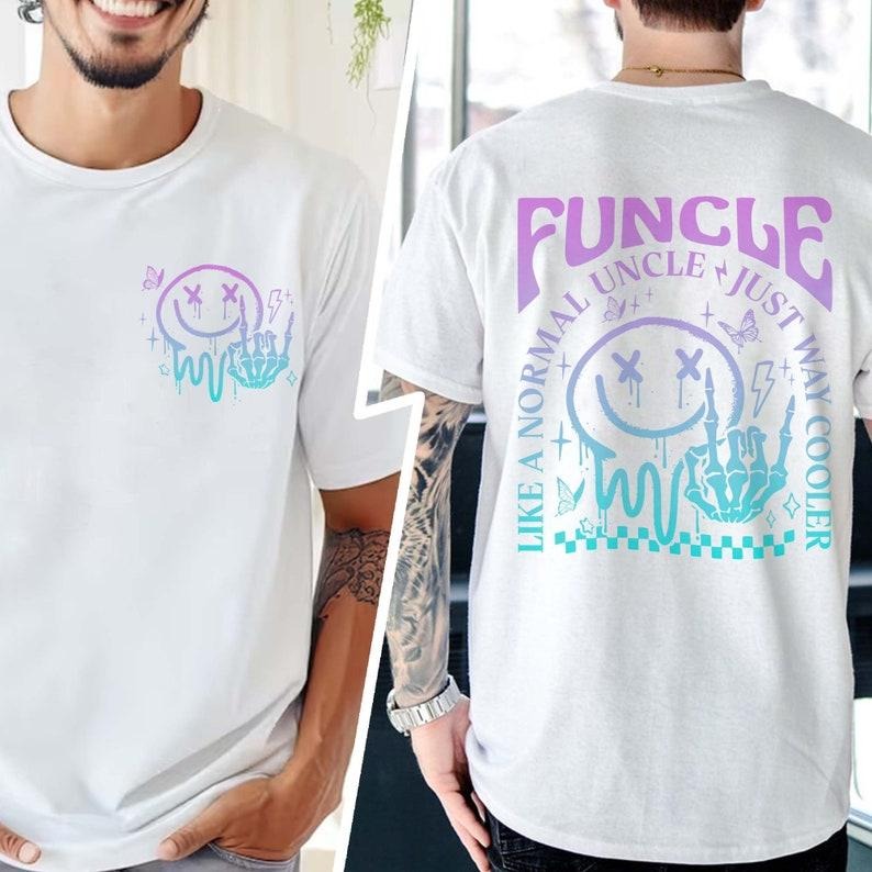 Cool Uncles Club Shirt For Men, Pregnancy Announcement Shirt for Uncle, Cool Uncle Shirt For New Uncle,Funny Gift for Uncle to Be,Uncle Gift Hoodie, T-shirt and sweater 2 sides, Gifts for dad, grandpa