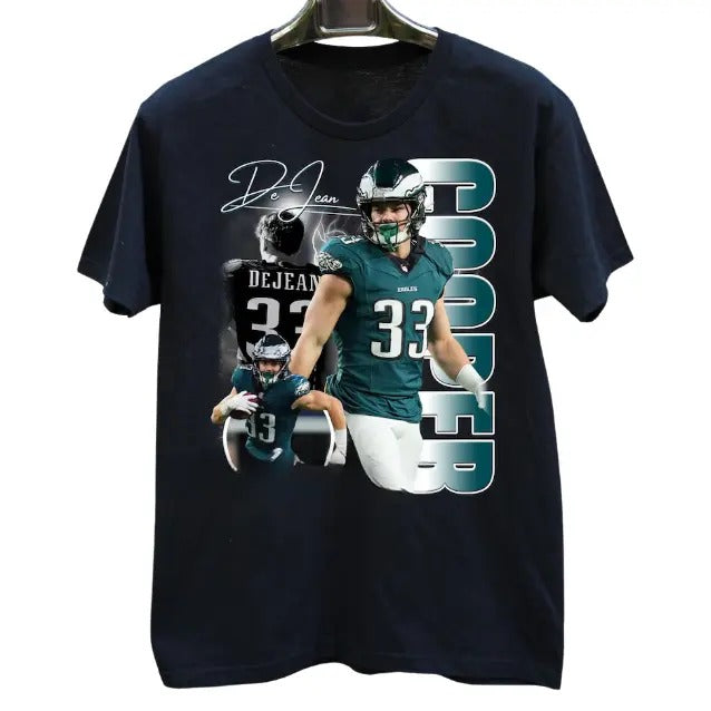 Cooper DeJean Shirt | Football T Shirt| Vintage Design Funny 90s Graphic Tee, Short Sleeve Menswear Top, Womenswear Top Underwear Streetwear