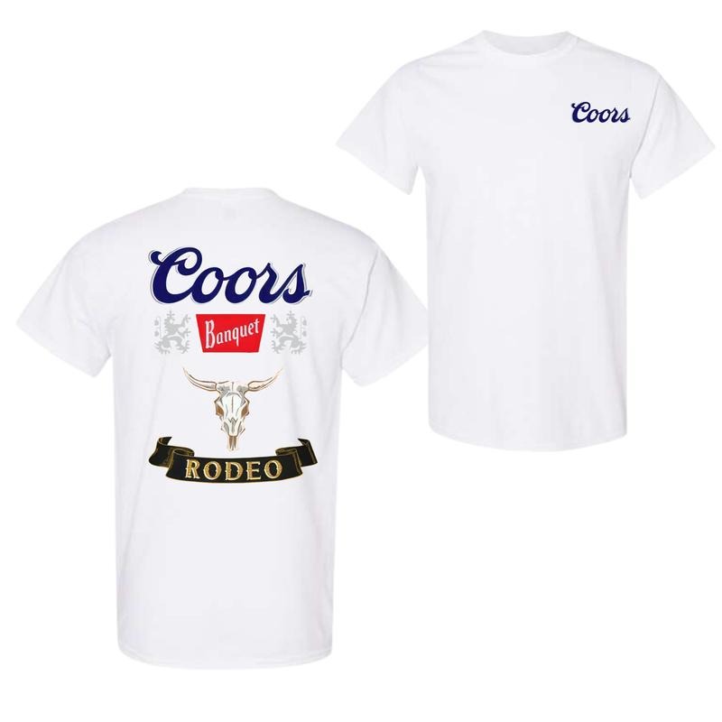 Coors Banquet Rodeo 2 Sided T-Shirt, Coors Rodeo T-Shirt For Men And Women, Trendy Shirt