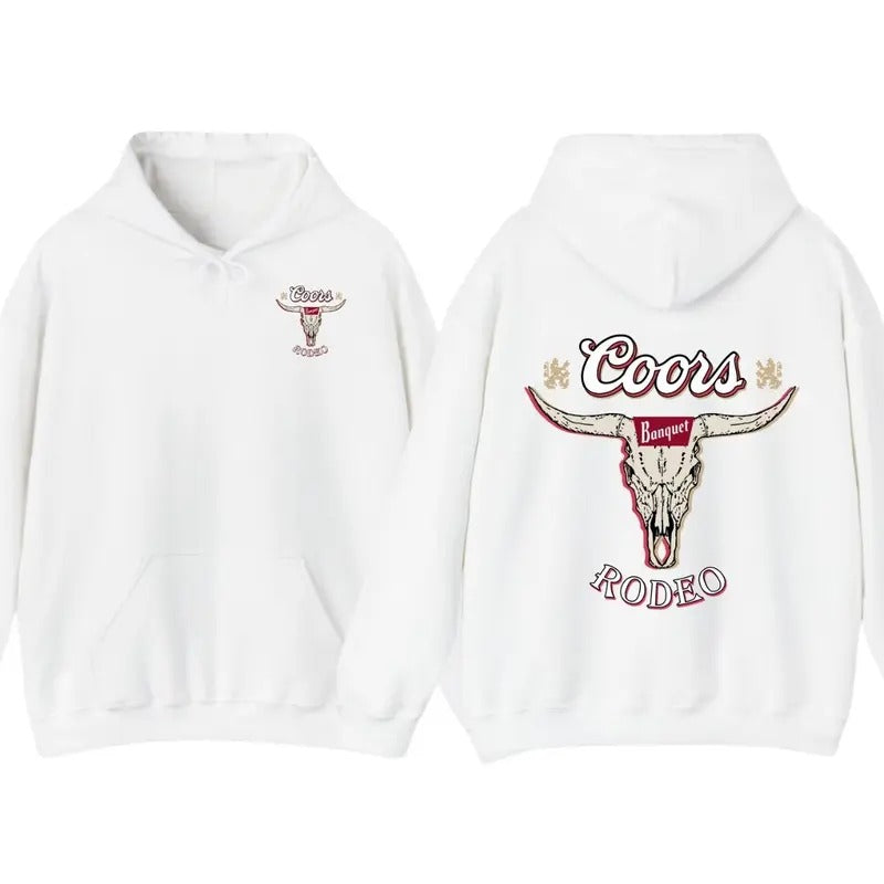 Coors Banquet Rodeo Graphic T-Shirt, Hoodie 2 sides for men for women