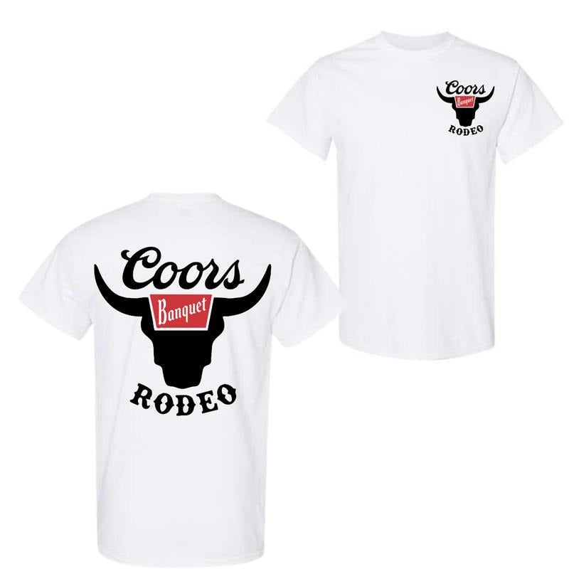 Coors Banquet Rodeo Horns Logo T-Shirt Sweatshirt Hoodie