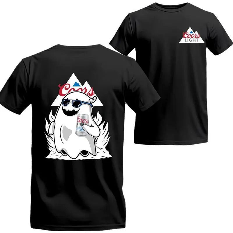 Coors Light Boo Sheet T-shirt, Cute Snarky Ghost Shirt Funny Halloween Clipart Unisex Cotton Crewneck, shirt trend