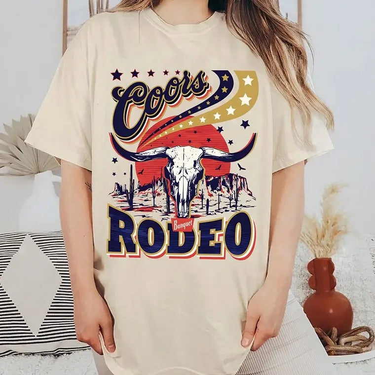 Coors Rodeo Retro Inspired Sweatshirt Coors Banquet Sweatshirt Country Girl Shirt Cowgirl Shirt Cowboy Killer Shirt