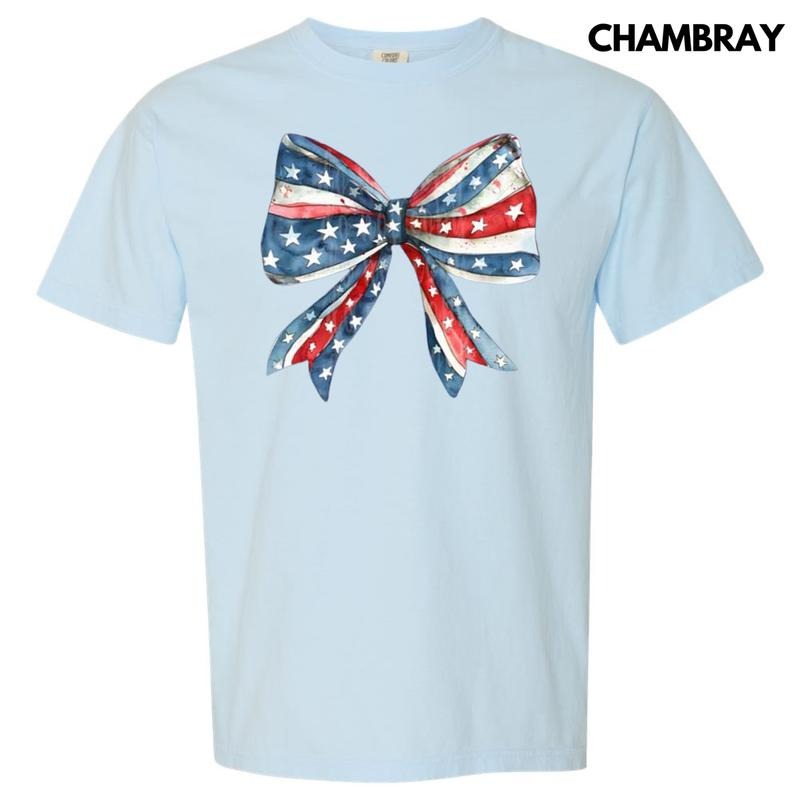 Coquette American Bow Comfort Colors T-Shirt