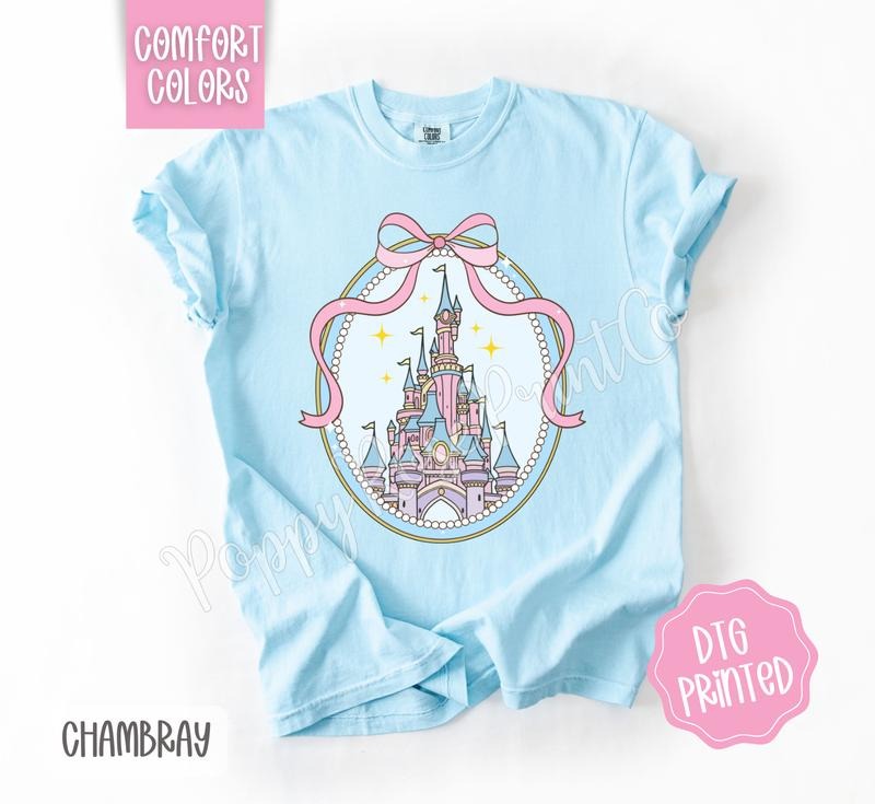 Coquette Castle Shirt Comfort Colors, Cute Girly Tshirt, Trendy Women's Tee, Gift for Her