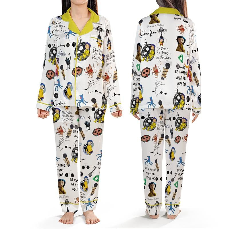 Coraline Long Pajama Sets