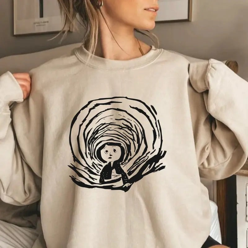 Coraline graphic tee, Funny circus Corr.aa.lineee sweatshirt, Spooky movie Hoodie, Doll TShirt, Movie Retro Horror Sweatshirt, Halloween Gift Tshirt, Graphic Hoodie