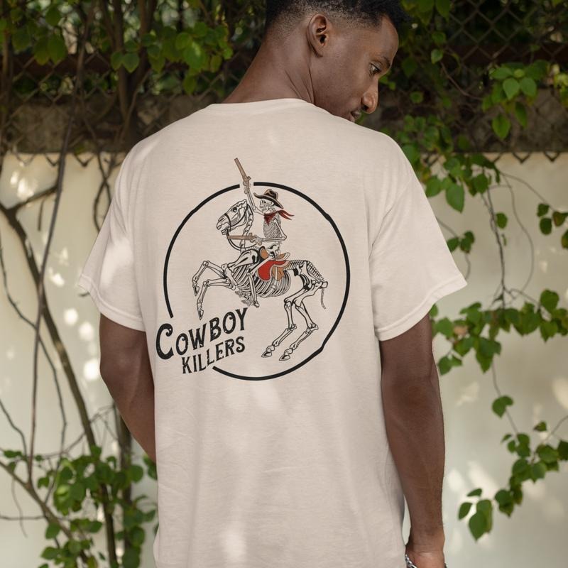 Cowboy Killer Rodeo 90s T-Shirt, Vintage Graphic Western Shirt, Retro Cowboy Tee, Relaxed Adult Unisex Shirt, Menswear Crewneck Tshirt, Streetwear Topstyle{n002}2