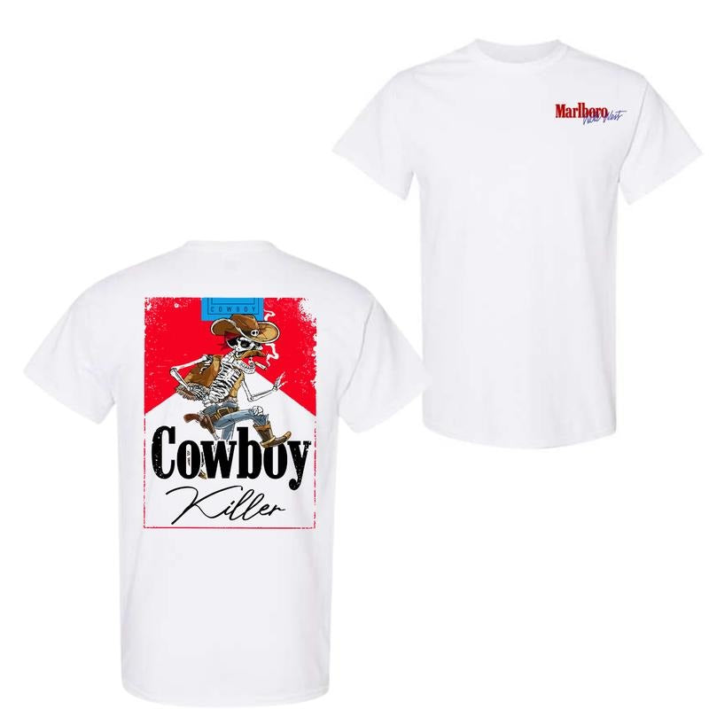 Cowboy Killers Skull Skeleton T-Shirt Sweatshirt Hoodie, Trendy Shirt