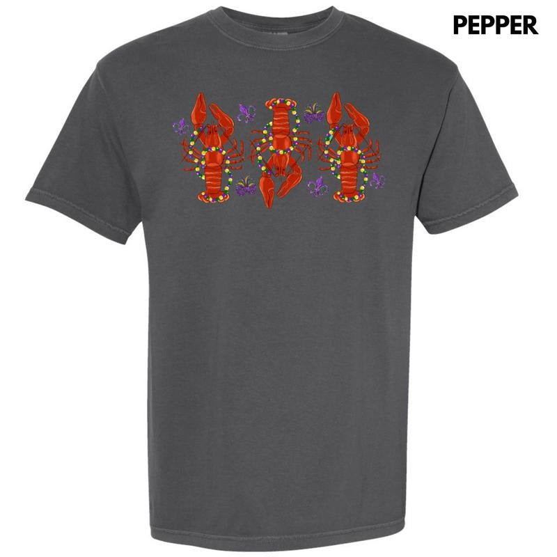 Crawfish Mardi Gras Comfort Colors T-Shirt