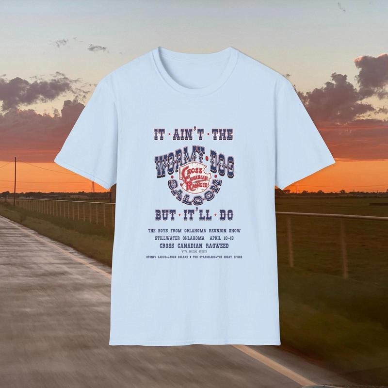 Cross Canadian Ragweed Boys From Oklahoma Softstyle Shirt, Tribute to Wormy