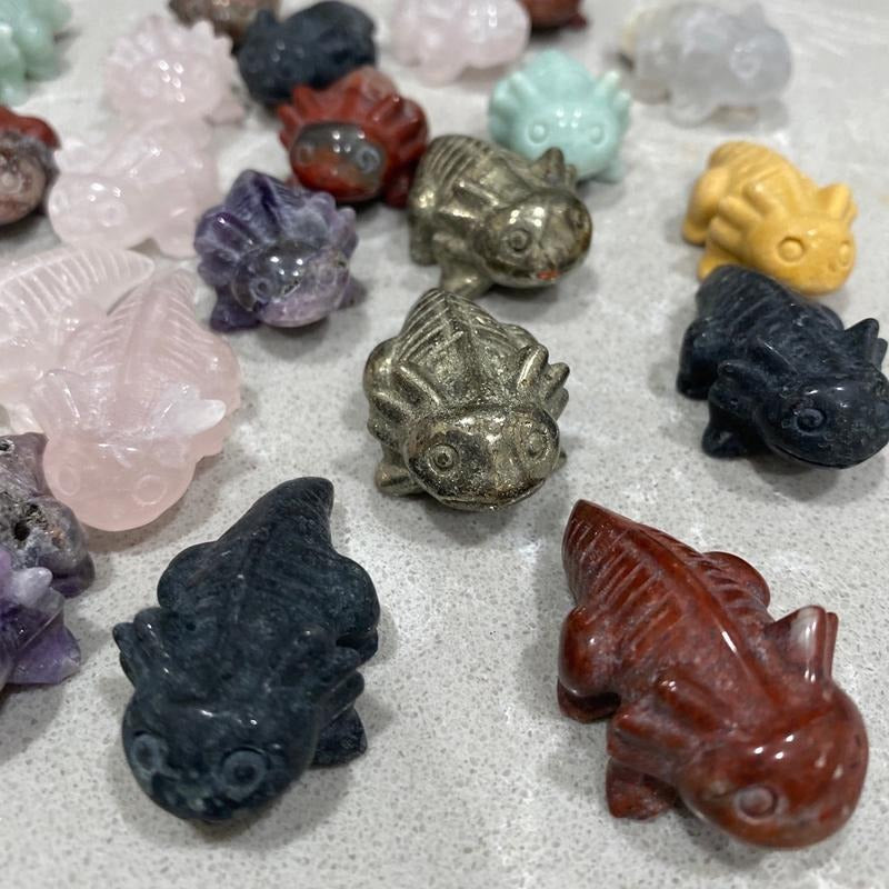 Crystal ajolotes Home Ornament