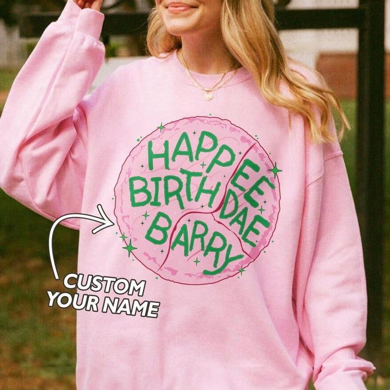 Custom Birthday Shirt for Wizard Fans, Happee Birthdae Sweatshirt, Magic Birthday Shirt, Wizard School Shirt, Wizardry Shirt, Magical Cake Hoodie, Gift For Book Lover