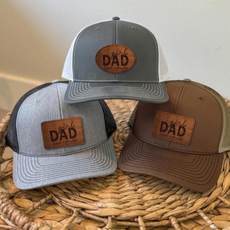 Custom Hat For Dad From Daughter, Dad Of Girl Trucker Hat, Fathers Day Hat, Dad Trucker Hat, Fathers Day Gifts From Daughter