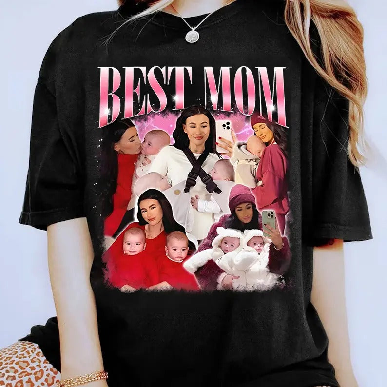 Custom Vintage Bootleg Mom T-Shirt, Custom Family Bootleg Rap Tee, Best Mom Bootleg Graphic Shirt, Custom Mom Shirt, Mother's Day Gift Ideas