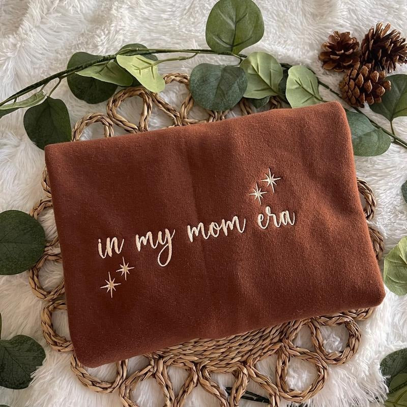 Customizable In My Era Embroidered Sweatshirt