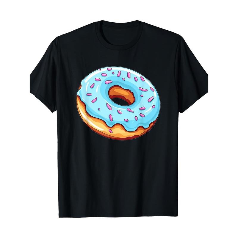 Cute Donut I Donut 220g 100% Cotton T-Shirt made in usa