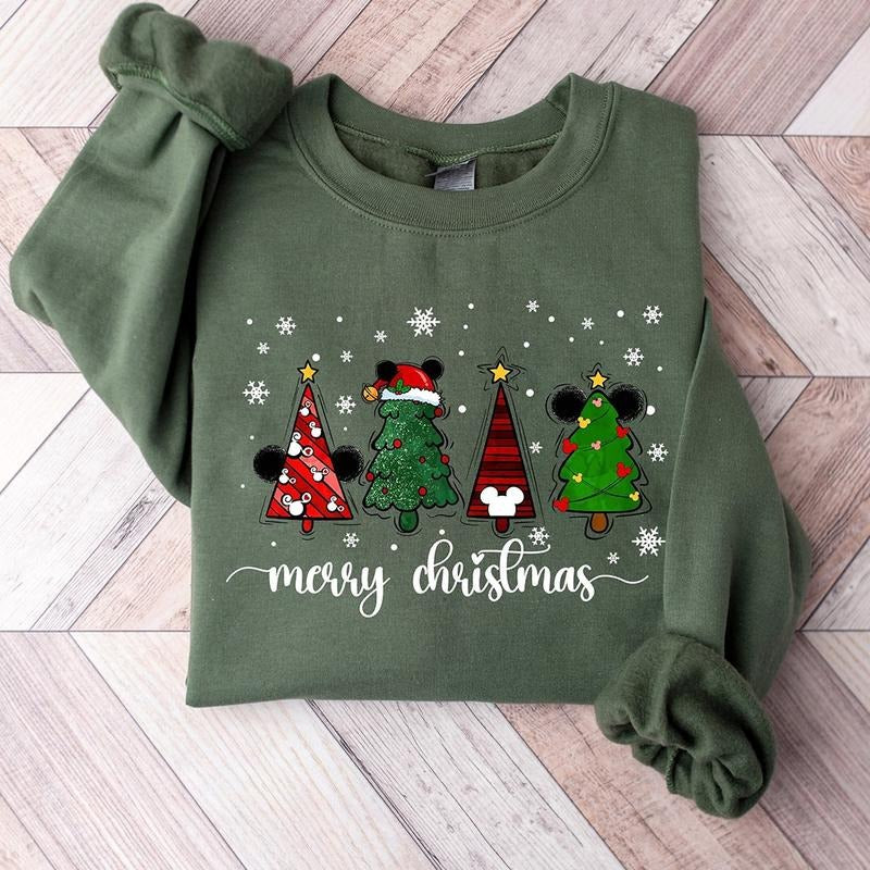 Cute Merry Christmas Crewneck Sweatshirt, Hoodie, T-shirt, Cute Christmas Gifts