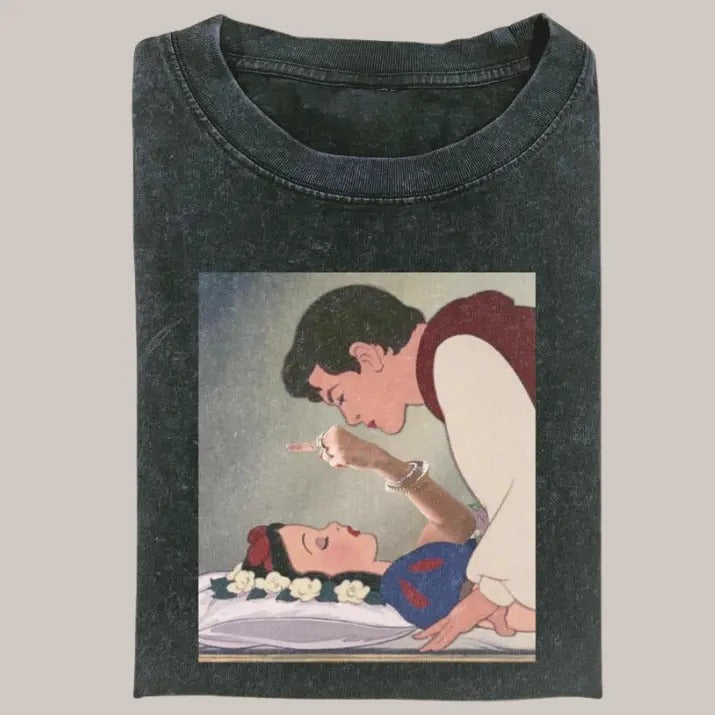 DOESN'T NEED A PRINCE T-Shirt, Princess Graphic Tees, Meme Cringe Funny Dumb Shirts, Unisex Movie Shirt Menswear Womenswear Streetwear