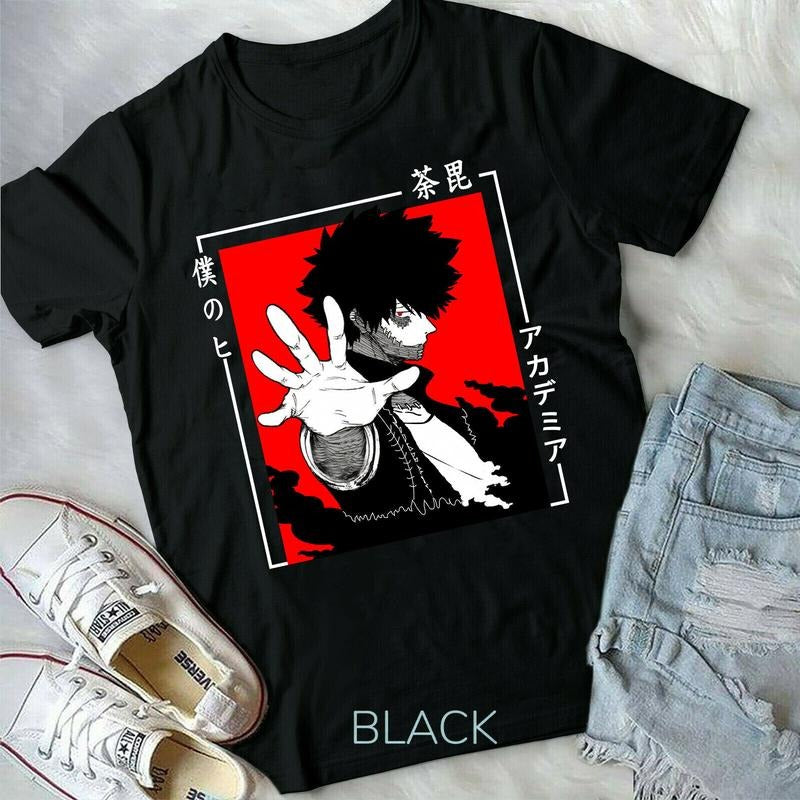 Dabi Unisex T-Shirt S-4XL My Hero Academia Anime Tee Boku No Hero Academia Shirt Anime