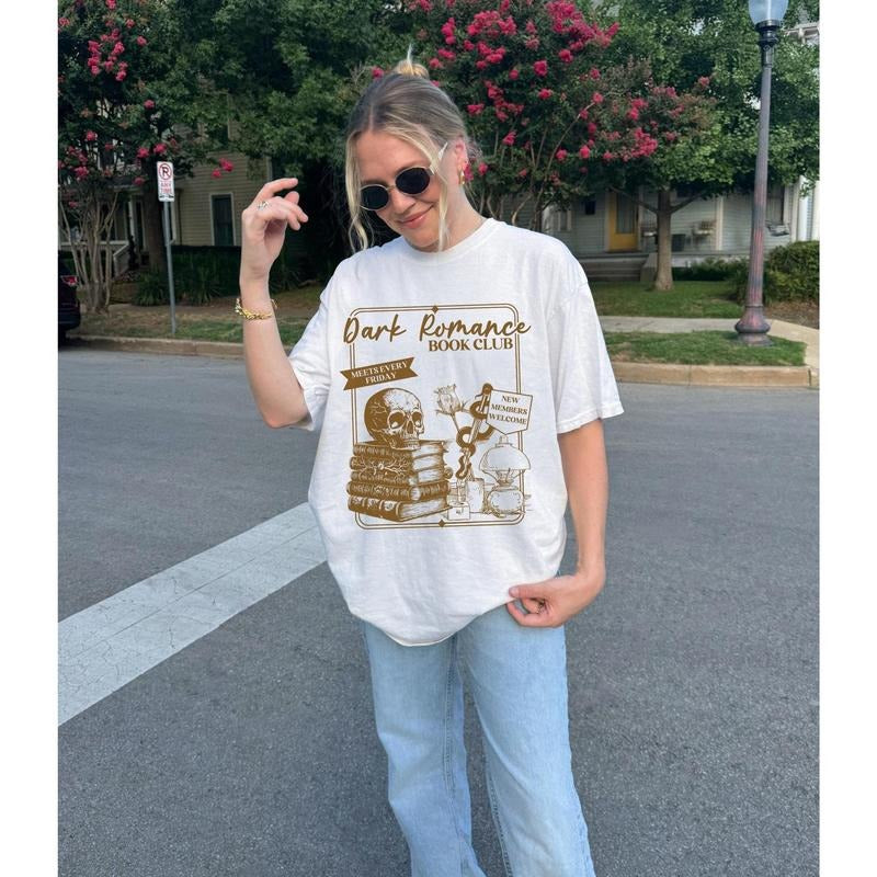 Dark Romance Book Club Shirt, Bookish Shirt, Romance Reader Gift, Literature Romance Book Lover Shirt, Dark Academia Tshirt