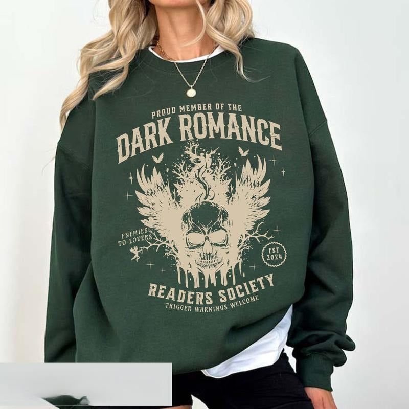 Dark Romance Shirt, Dark Romance Readers Society Shirt, Dark Academia Reading, Shirt For Smut Reader, Reader Gift AWSR4